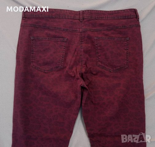 3XL Нови  дънки  YESSICA бордо , снимка 6 - Дънки - 32318291