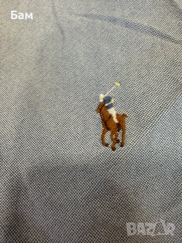 Оригинална мъжка риза Polo Ralph Lauren Oxford размер Л (Slim Fit), снимка 4 - Ризи - 52838899