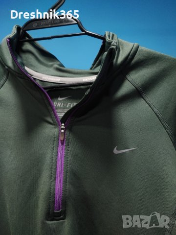 Nike Racer Dri-Fit Блуза/Дамска L, снимка 2 - Блузи с дълъг ръкав и пуловери - 37875426