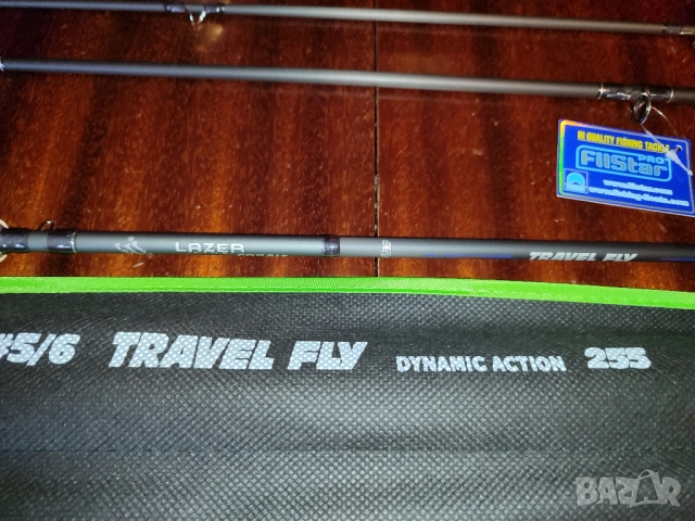 Въдица Yamaga Blanks BlueCurrent Wizy 610/4 pcs,шпула Shimano 25 Twin Power XD C3000HG,мухарка., снимка 12 - Въдици - 53468700