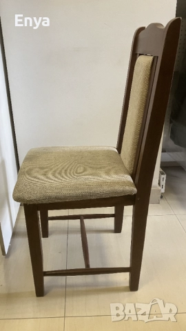 Трапезен стол с тапицерия, снимка 5 - Столове - 52039885