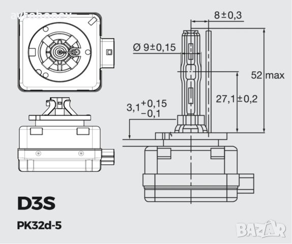 Ксенонови(Xenon) крушки NEOLUX(by Osram) D3S-4300K, снимка 6 - Аксесоари и консумативи - 44102869