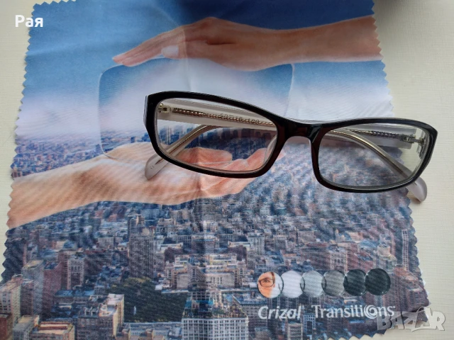 Crizal Transitions / crizal® transitions®прозрачни слънчеви,диоптрични рамки очила за компютър, снимка 5 - Слънчеви и диоптрични очила - 50731634