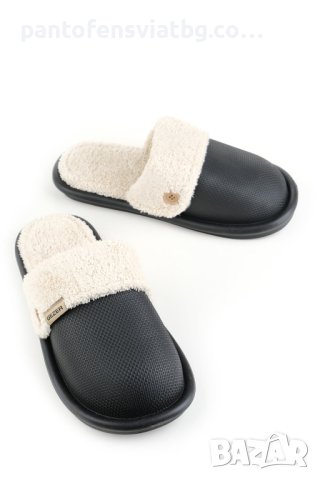 Дамски топли чехли GEZER черен 36/41, снимка 2 - Пантофи - 43467723