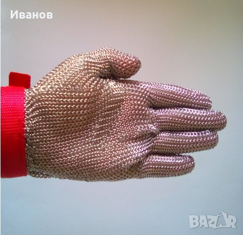 Метална ръкавица против порязване размер М професионална, снимка 2 - Ръкавици - 42338063