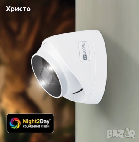 НОВО!!! Охранителна камера Swann AdvancedX – 5MP, Цветно нощно виждане, Разпознаване на лица 
