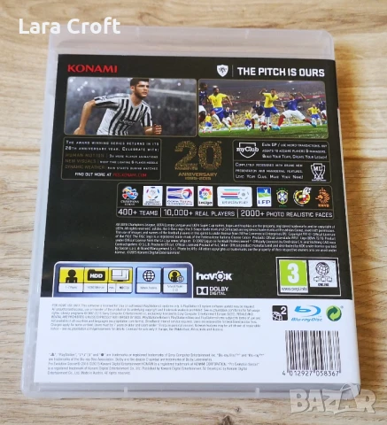 PS3 PES 2016 Playstation 3 Плейстейшън Pro Evolution Soccer, снимка 3 - Игри за PlayStation - 51015270