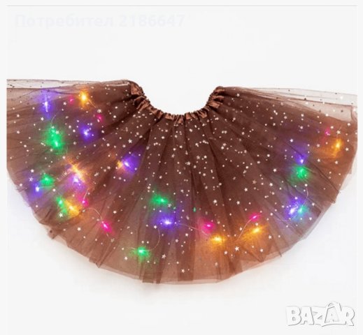 Детска Тюлена пола с LED светлини , снимка 7 - Детски рокли и поли - 43177101