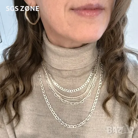 Голям Избор от Сребърни Верижки Произведени в Италия