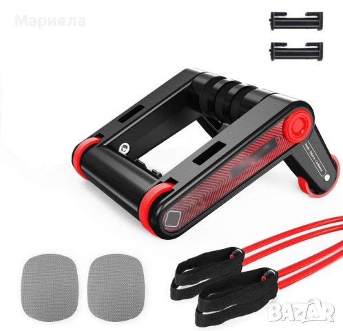 Фитнес комплект 3в1 , Мултифункционално колело за коремни , Домашен фитнес комплект, снимка 2 - Фитнес уреди - 43299809