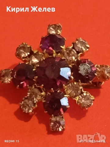 АНТИКВАРНА БРОШКА с БОХЕМСКИ ГРАНАТ ЛУКС ПОДНЕСЕН АРИСТОКРАТИЧНО 52234, снимка 5 - Други - 52562291