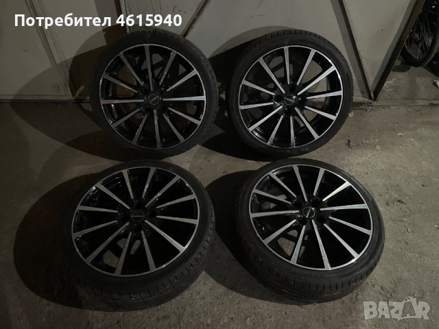 17 BORBET 4x108mm ET45 7J+4бр гуми ЛЕТНИ HANKOOK 205/40/17 DOT0814 399 лв, снимка 2 - Гуми и джанти - 52005055