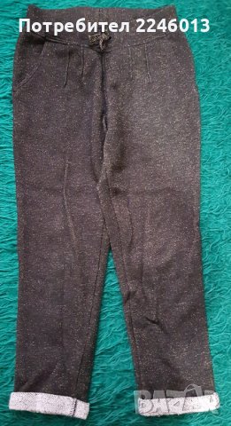 Блестящ панталон със златни нишки, снимка 2 - Детски панталони и дънки - 43168340