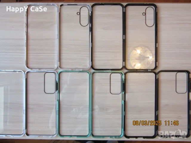 Samsung Galaxy A56 A16 A55 A15 / Двоен 360 градуса магнитен кейс калъф, снимка 6 - Калъфи, кейсове - 45119165