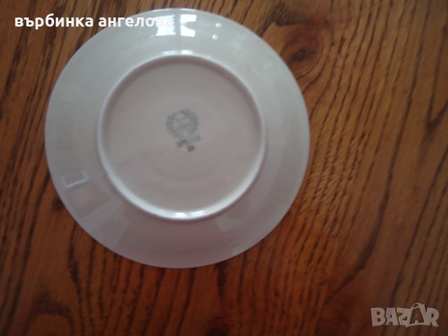 Чашка с подложка баварски порцелан с позлата , снимка 10 - Колекции - 36609952