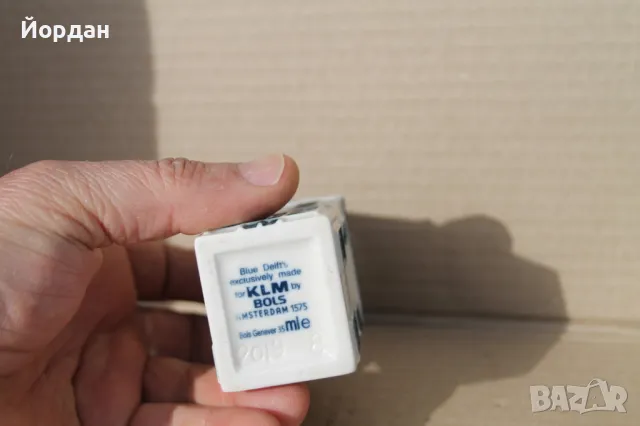 колекционерска порцеланова фигурка / шише Холандска къща ''Bols KLM'', снимка 7 - Колекции - 49483544