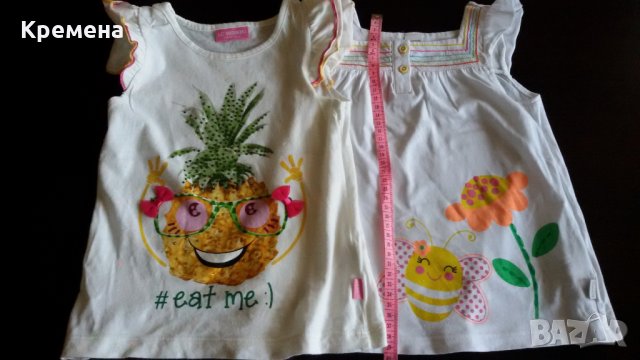 летни блузки за момиче- къс и дълъг ръкав - 4лв, потничета, снимка 5 - Детски тениски и потници - 28547353