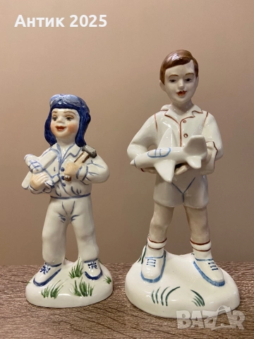 Колекция порцеланови фигури от завода Коростен (37 бр.), снимка 9 - Антикварни и старинни предмети - 52410777