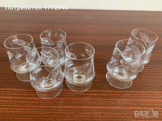 Кристални гравирани чаши за алкохол, снимка 10 - Чаши - 33388164