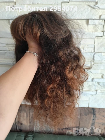красива гъста перука 75лв, снимка 3 - Аксесоари за коса - 51123804
