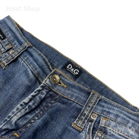 Дамски дънки Dolce&Gabbana Y2K Logo Pocket Denim Jeans, снимка 3 - Дънки - 48576400