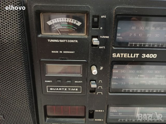 Радио Grundig Satellit 3400 Professional, снимка 4 - Радиокасетофони, транзистори - 32860780