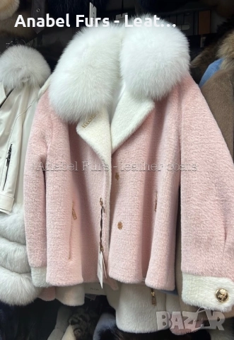 Дамски палта с естествен косъм, снимка 16 - Палта, манта - 52621323