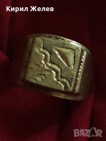 Пръстен стар бронзов 21904, снимка 4 - Колекции - 33477340