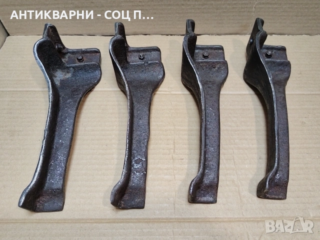 Комплект Стари Чугунени Крака От Стара Печка / НОМЕР 630., снимка 4 - Антикварни и старинни предмети - 53275376