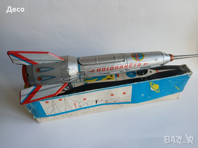 Стара унгарска играчка, ракета., снимка 5 - Колекции - 52865226