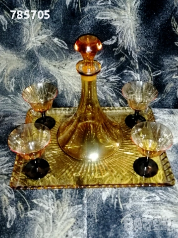 Арт Деко сервиз за ликьор 1920-1930 година