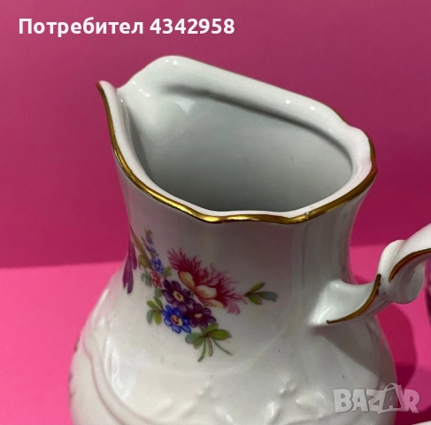 Kahla.Germany.1960-те.Кана за мляко и захарница., снимка 4 - Антикварни и старинни предмети - 52680056