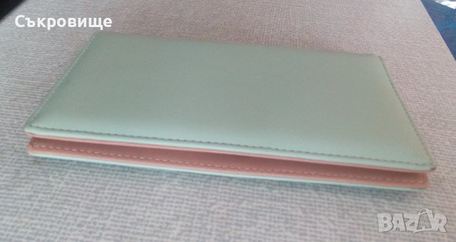 Зелено дълго дамско портмоне дълъг дамски портфейл с отделение за карти визитник, снимка 3 - Портфейли, портмонета - 38871238