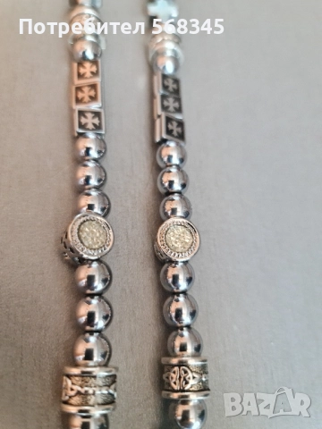 Мъжки гердан.Ръчна изработка. Стомана., снимка 6 - Колиета, медальони, синджири - 51438941