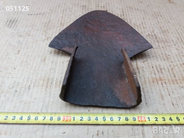 възрожденски кован лемиш от дървен плуг, рало, снимка 9 - Антикварни и старинни предмети - 36767660