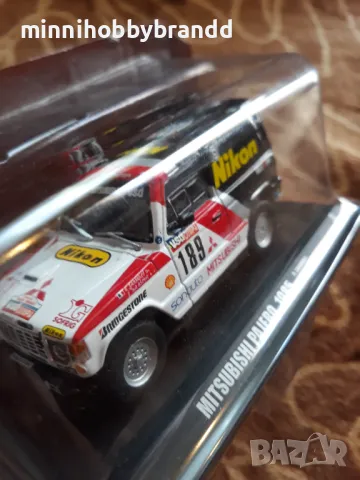 Mercedes 280 Ge 1983 Mitsubishi Pajero Evolution 2004 Mitsubishi Pajero 1985 Rally Dakar 1.43 Scale , снимка 7 - Колекции - 50324555