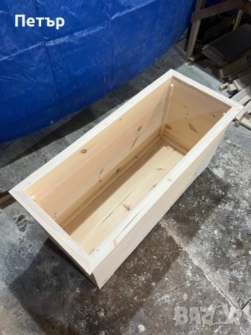 Дървени кашпи за цветя, снимка 3 - Саксии и кашпи - 47776398