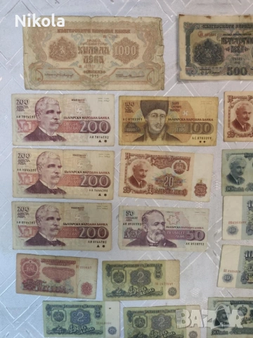 СТАРИ БЪЛГАРСКИ БАНКНОТИ, снимка 2 - Нумизматика и бонистика - 53122190