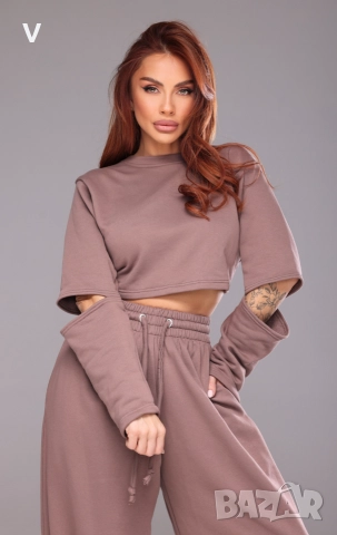 Дрехи Junona Юнона черен кроп топ бюстие екип комплект Recharge , снимка 9 - Корсети, бюстиета, топове - 52467913