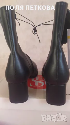 Черни боти, снимка 8 - Дамски боти - 48315347