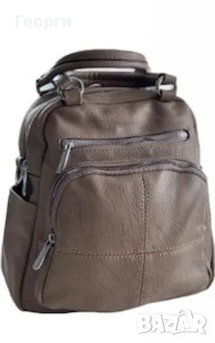 Дамска раница / чанта 2в1 - различни цветове от висококачествена еко кожа, снимка 5 - Чанти - 49286912