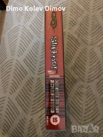 Slipknot VHS Видео Касета HiFi Stereo Оригинал, снимка 3 - Други музикални жанрове - 49609460