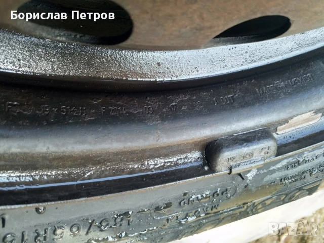 Продавам джанта с гума от Нисан Тида Ц11, снимка 8 - Гуми и джанти - 52527301