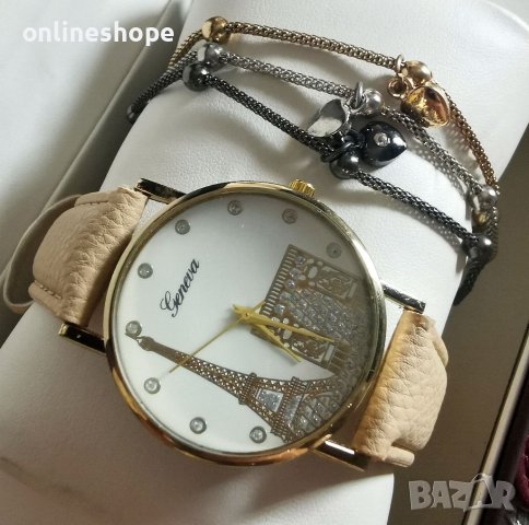 Комплект часовник + гривна, снимка 2 - Дамски - 40743809