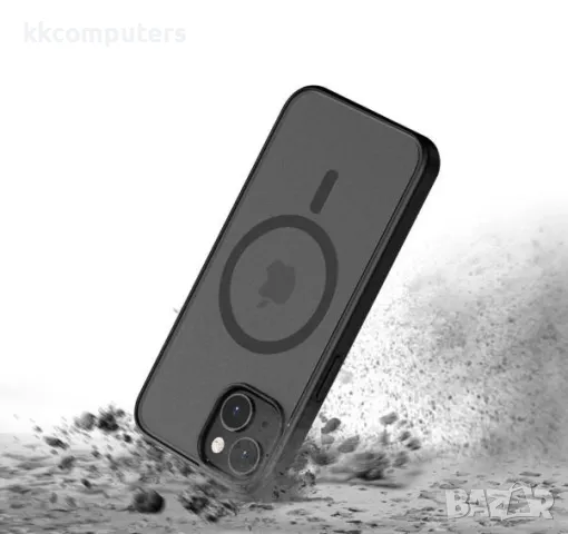 Калъф X-Level MagSafe Frosted / Черна рамка / за iPhone 16 Pro 6.3 Баркод : 3130770, снимка 2 - Калъфи, кейсове - 48133367