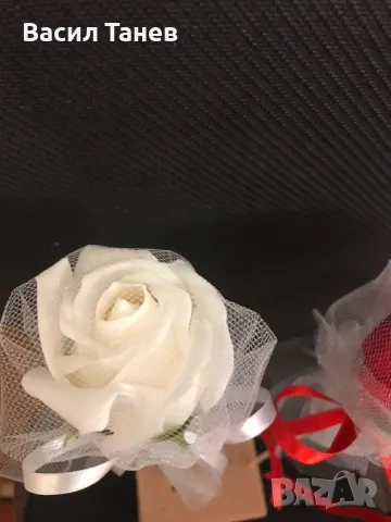 Вечни сапунени ароматизирани рози 6 см чашка 30 см дръжка , снимка 8 - Декорация за дома - 49258509