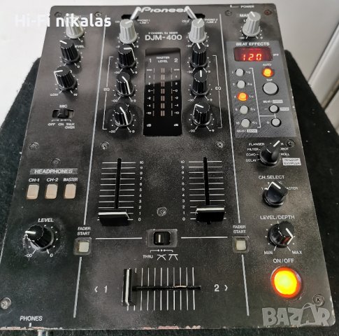 2-канален професионален пулт мишпулт миксер PIONEER  DJM-400, снимка 9 - Ресийвъри, усилватели, смесителни пултове - 43973584