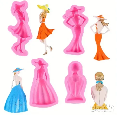 Молдове комплект 4 броя момичета , снимка 3 - Форми - 50238739