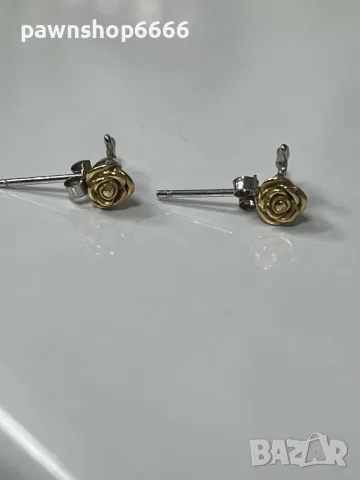 Сребърно колие и обеци „Роза“ , снимка 13 - Колиета, медальони, синджири - 49218187