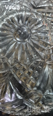 Кристална фруктиера, снимка 5 - Аксесоари за кухня - 52677651
